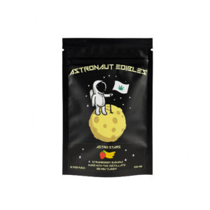 Astro Edibles Strawberry Banana flavoured Weed Gummie stars