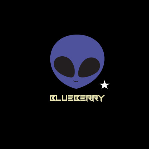 Astro edibles cannabis weed gummy Alien Blueberry 01