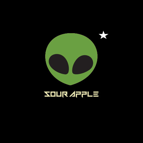 Astro edibles cannabis weed gummy Alien Sour apple 01